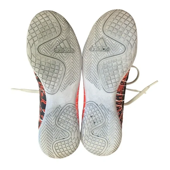 Adidas Unisex-Child X Speedportal Messi.4 Indoor Soccer Shoes, orange, size 6 - Picture 5 of 6